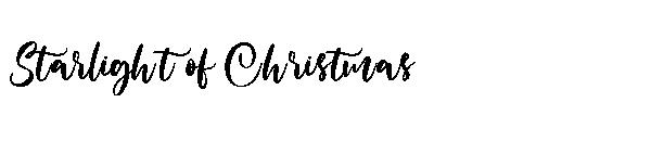 Starlight of Christmas字体