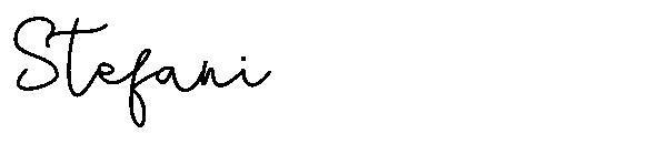 Stefani字体