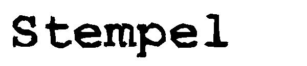 Stempel字体