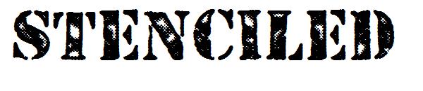 STENCILED字体