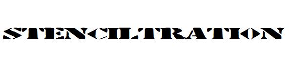 Stenciltration字体