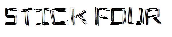 Stick Four字体