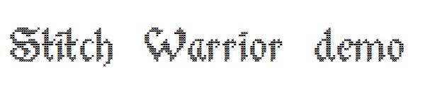 Stitch Warrior demo字体
