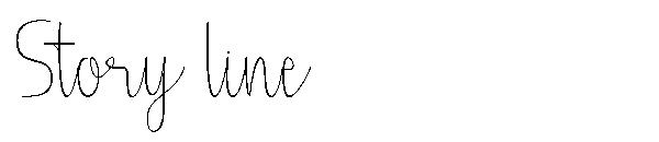 Story line字体