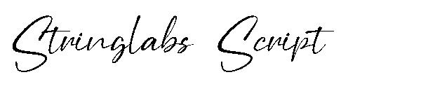 Stringlabs Script字体