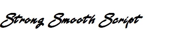 Strong Smooth Script字体