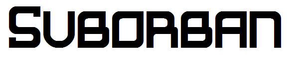 Suborban字体