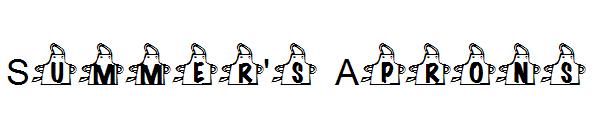 Summer's Aprons字体