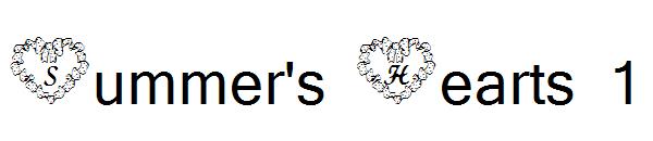 Summer's Hearts 1字体