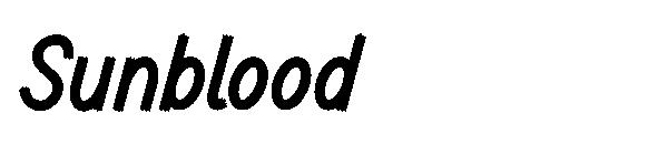 Sunblood字体