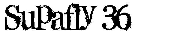Supafly 36字体