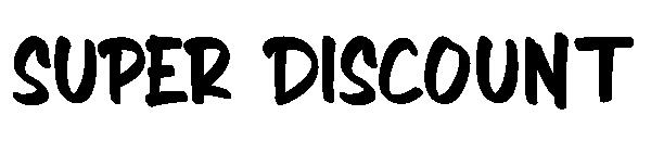 SUPER DISCOUNT字体