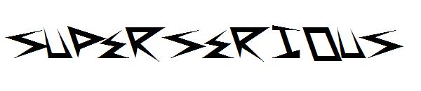 SuperSerious字体