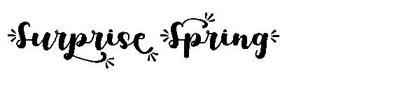 Surprise Spring字体