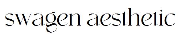 swagen aesthetic字体