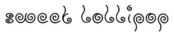 sweet lollipop字体