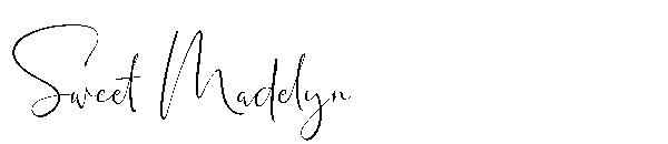 Sweet Madelyn字体