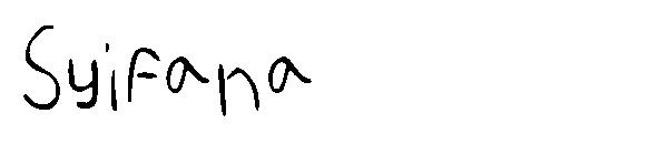 Syifana字体