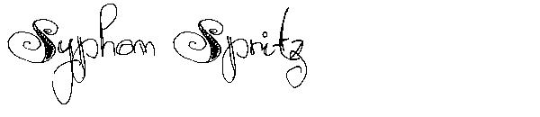 Syphon Spritz字体
