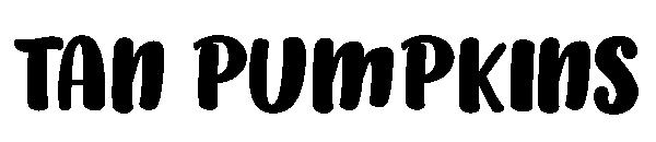 TAN PUMPKINS字体