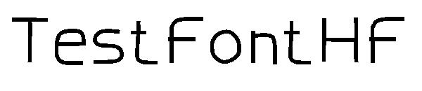 TestFontHF字体