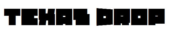 Texas Drop字体