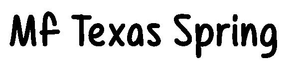 Mf Texas Spring字体