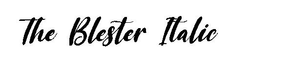 The Blester Italic字体
