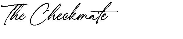 The Checkmate字体