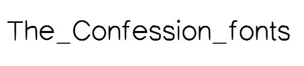 The_Confession_fonts字体