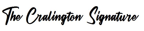 The Cralington Signature字体