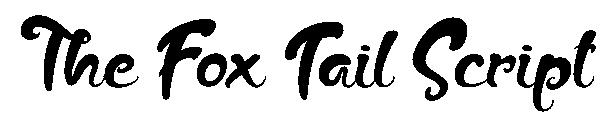 The Fox Tail Script字体