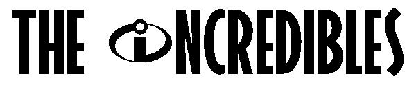 the Incredibles字体