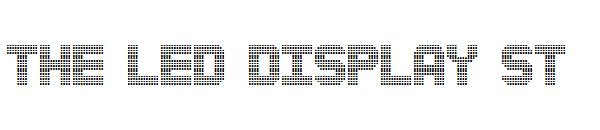 The Led Display St字体