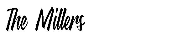 The Millers字体