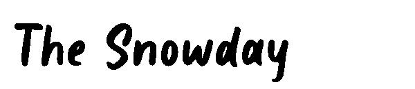 The Snowday字体