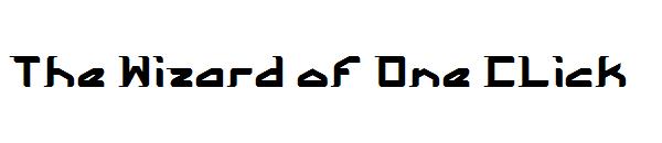 The Wizard of One CLick字体