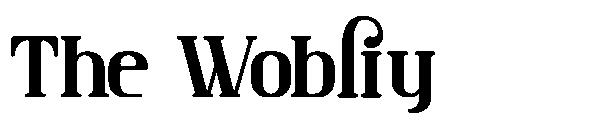 The Wobliy字体