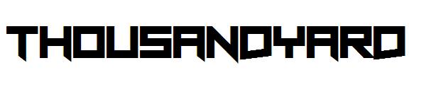Thousandyard字体