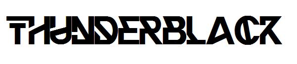 THUNDERBLACK字体