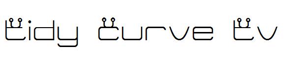 Tidy Curve TV字体