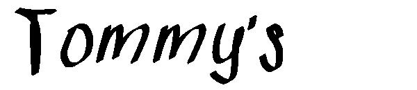 Tommy's 字体