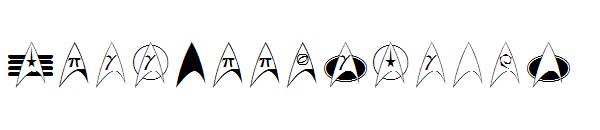 TrekArrowheads字体