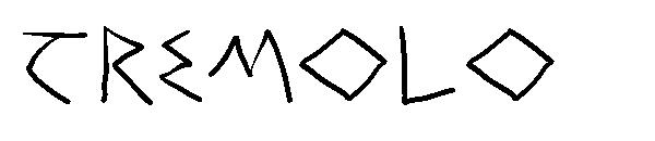 Tremolo字体