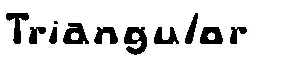 Triangulor字体