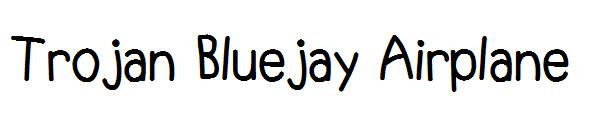 Trojan Bluejay Airplane字体