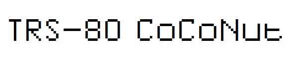 TRS-80 CoCoNut字体