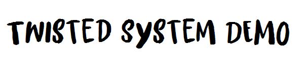 Twisted System DEMO字体