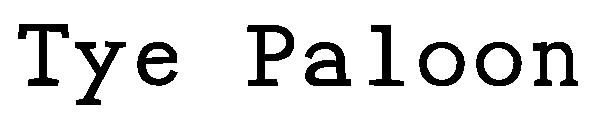 Tye Paloon字体