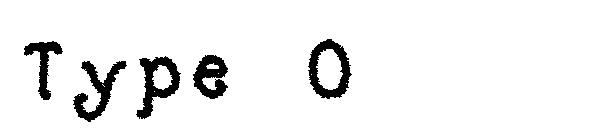 Type O字体
